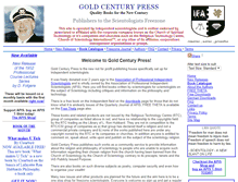 Tablet Screenshot of goldcenturypress.com